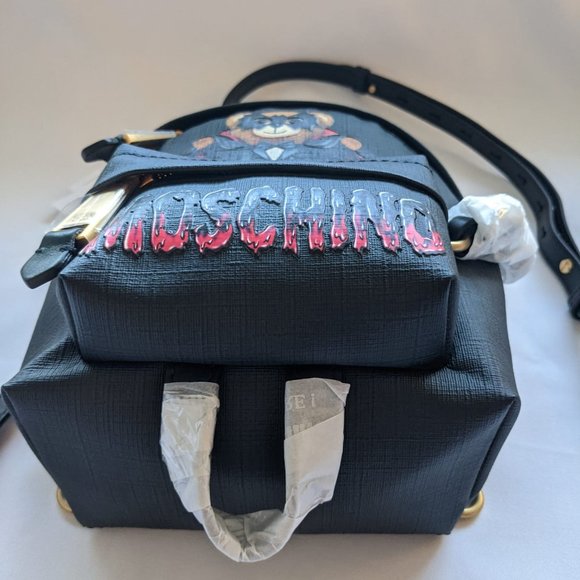 Moschino Bat Teddy Bear PU Mini Backpack Halloween main image 3